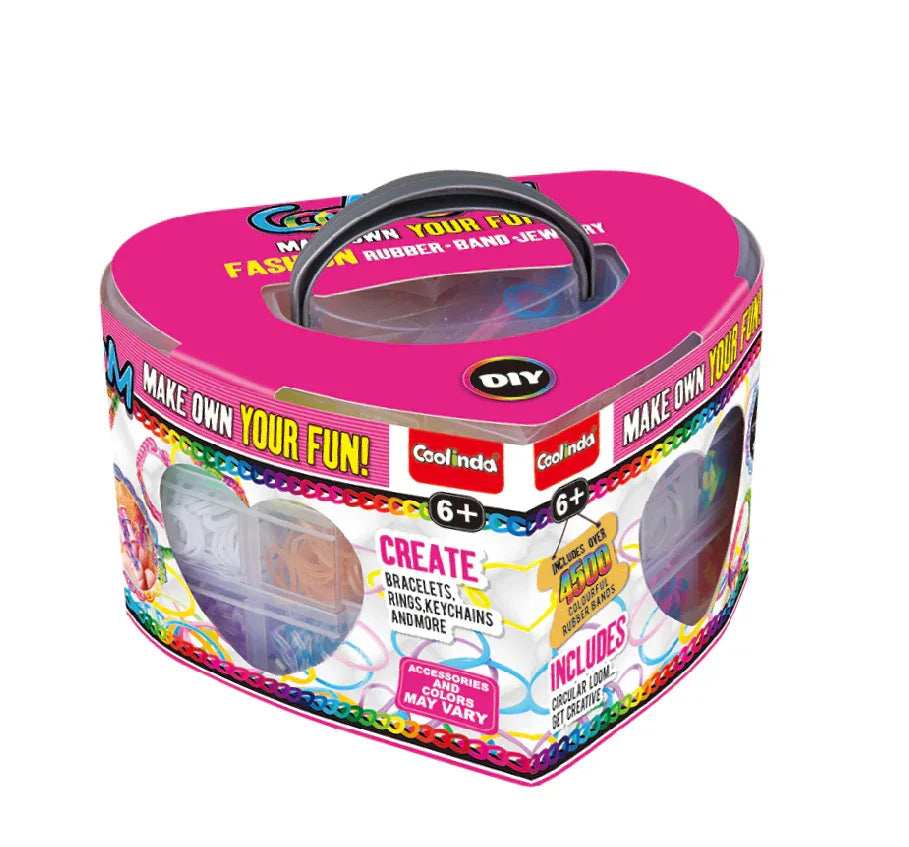Paulinda Cool Loom Rubber Bracelet Making Set 4500 Pcs for kids in Kuwait